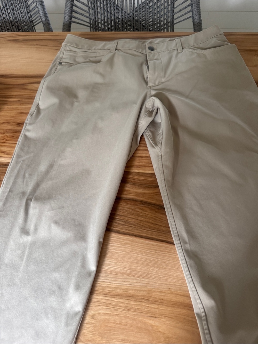 lululemon athletica Men's ABC  Pants in Light Tan. Hardly worn size 36/32.